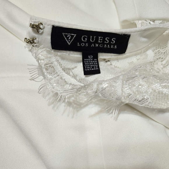 GUESS white Bodycon dress 12 NWT - Picture 8 of 8